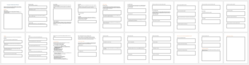 online masterclass planner template