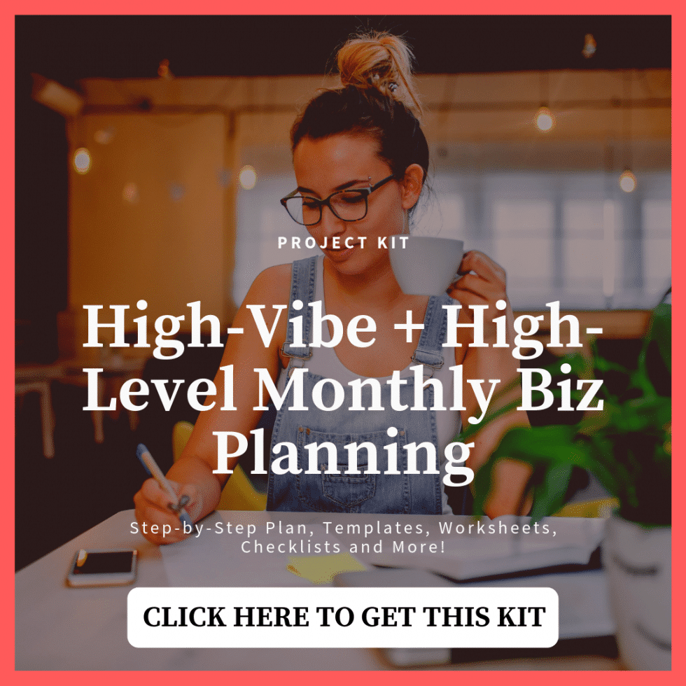 monthly business planning