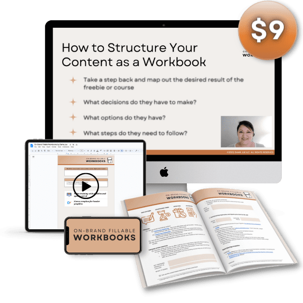 How to Structure Your Content as a Workbook