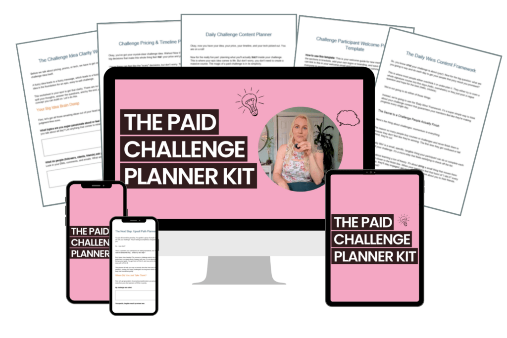 how to create a paid challenge