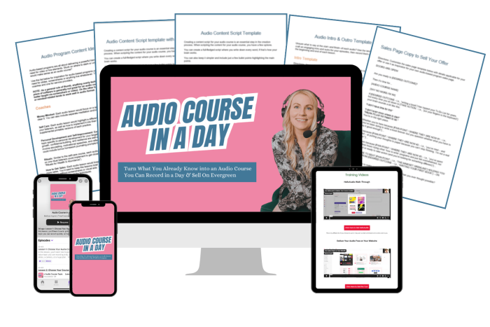 Audio Course in a Day Mockup