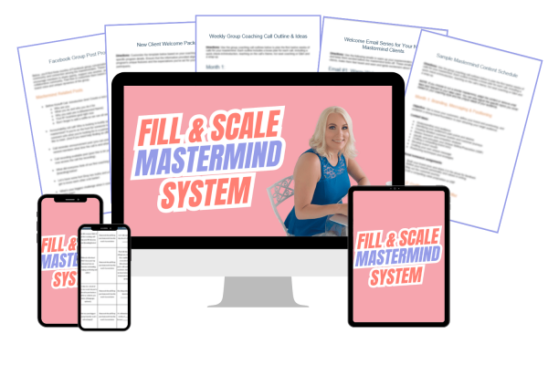 Fill & Scale Mastermind System Mockup