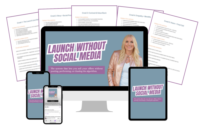Launch Without Social Media Mockup 2