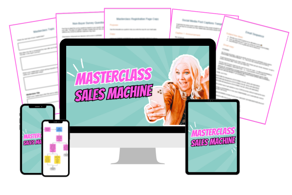 Masterclass Sales Machine Mockup