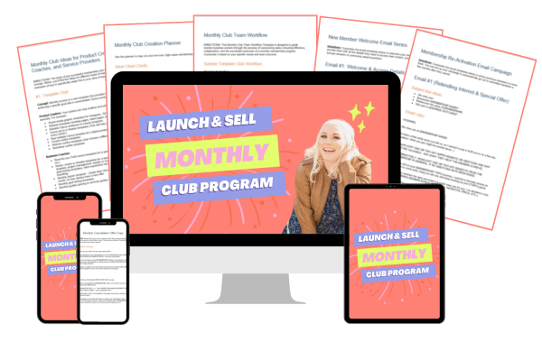 Monthly Club Templates Mockup2