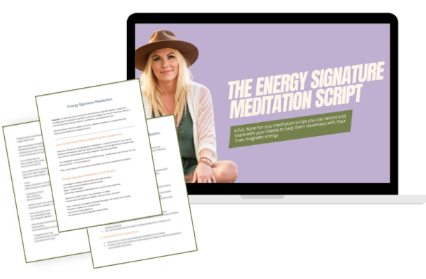 The Energy Signature Meditation Script Mockup