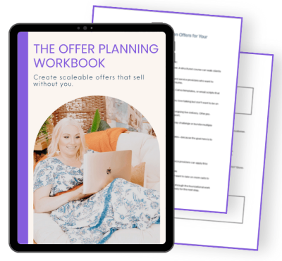 The Offer Planning Workbook Product Cover Updated