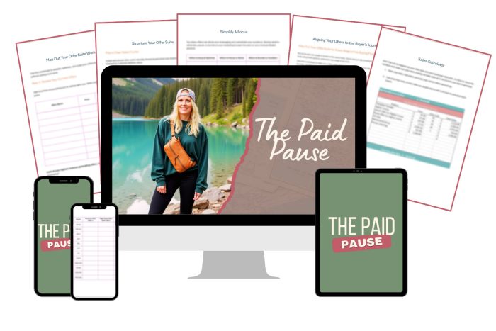 The Paid Pause Mockup